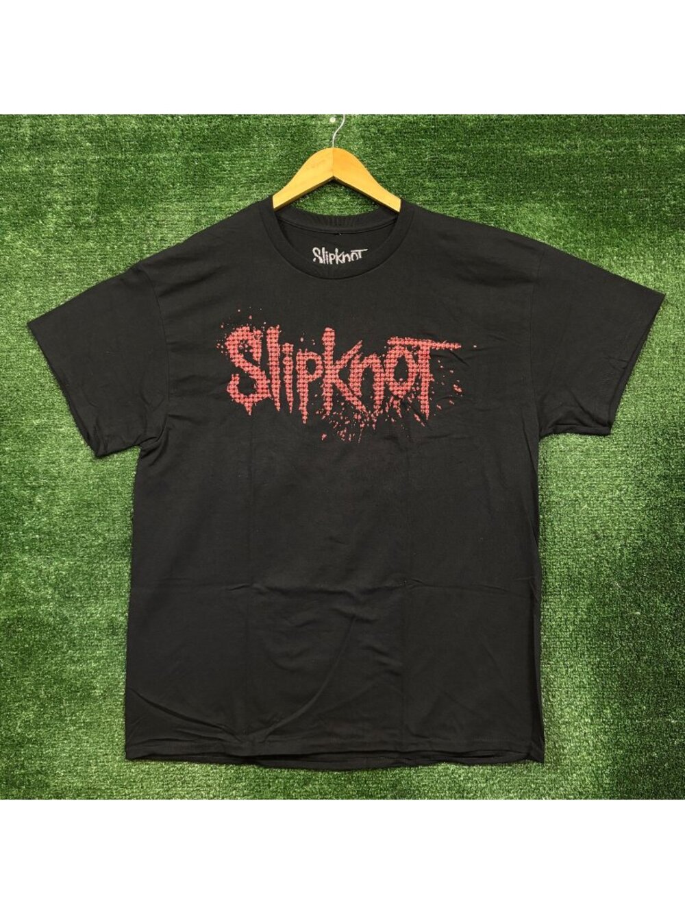 Slipknot Black and Red Logo Band T-Shirt Size Extra Large